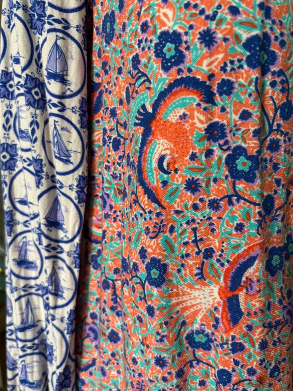 Maeve Anthropologie Mixed Print Button Up Blouse Sz S - Picture 5 of 10